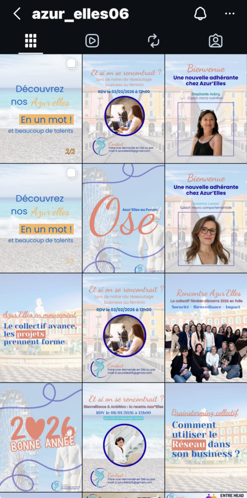 template azur'elles